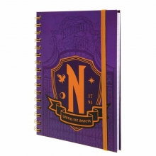 SMARTCIBLE LIBRETA A5 WEDNESDAY NEVERMORE SHIELD