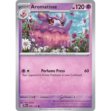 POKEMON PRISMATIC EVOLUTIONS CARTA AROMATISSE REVERSE