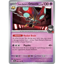 POKEMON DESTINED RIVALS CARTA TEAM ROCKETS ORBEETLE POCO COMUN