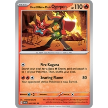 POKEMON DESTINED RIVALS CARTA HEARHFLAME MASK OGERPON POCO COMUN