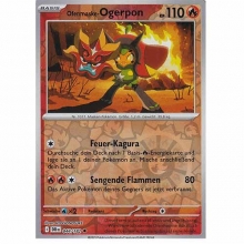 POKEMON DESTINED RIVALS CARTA HEARHFLAME MASK OGERPON REVERSE