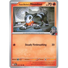 POKEMON DESTINED RIVALS CARTA TEAM ROCKETS HOUNDOUR COMUN