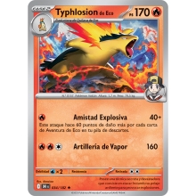 POKEMON DESTINED RIVALS CARTA ETHANS TYPHLOSION HOLO