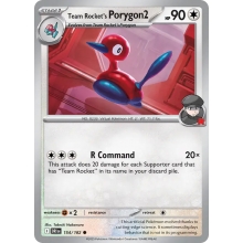 POKEMON PARADOX RIFT CARTA PORYGON 2 REVERSE