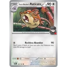 POKEMON DESTINED RIVALS CARTA TEAM ROCKETS RATICATE COMUN