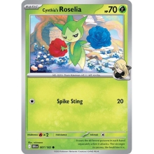 POKEMON DESTINED RIVALS CARTA CYNTHIAS ROSELIA COMUN