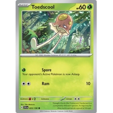 POKEMON SCARLET AND VIOLET CARTA TOEDSCOOL REVERSE