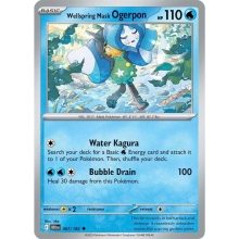 POKEMON DESTINED RIVALS CARTA WELLSPRING MASK OGERPON POCO COMUN