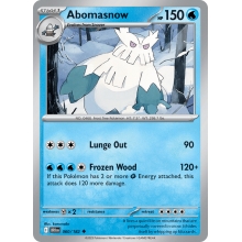 POKEMON DESTINED RIVALS CARTA ABOMASNOW POCO COMUN