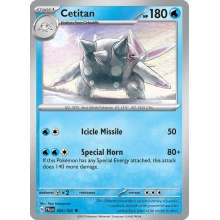 POKEMON SCARLET & VIOLET CARTA CETITAN POCO COMUN