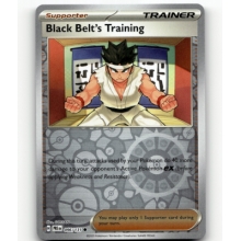 POKEMON PRISMATIC EVOLUTIONS CARTA BLACK BELTD TRAININ REVERSE