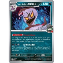 POKEMON DESTINED RIVALS CARTA TEAM ROCKETS ARBOK POCO COMUN