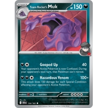 POKEMON DESTINED RIVALS CARTA TEAM ROCKETS MUK POCO COMUN