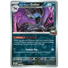 POKEMON DESTINED RIVALS CARTA TEAM ROCKETS GOLBAT REVERSE