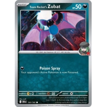 POKEMON DESTINED RIVALS CARTA TEAM ROCKETS ZUBAT COMUN