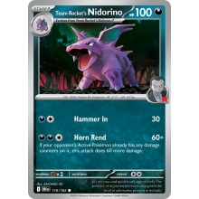 POKEMON DESTINED RIVALS CARTA TEAM ROCKETS NIDORINO COMUN