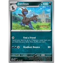 POKEMON PALDEA EVOLED CARTA ZWILOUS POCO COMUN