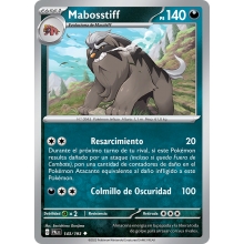 POKEMON PALDEA EVOLED CARTA MABOSSTIFF REVERSE
