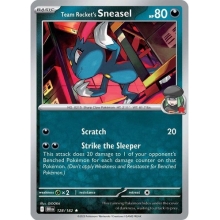 POKEMON DESTINED RIVALS CARTA TEAM ROCKETS SNEASEL HOLO