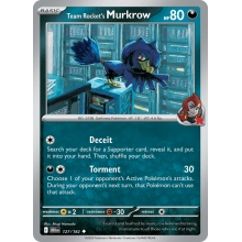 POKEMON DESTINED RIVALS CARTA TEAM ROCKETS MURKROW POCO COMUN