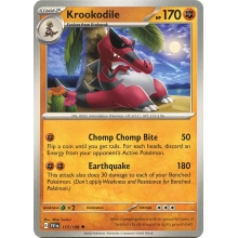 POKEMON SCARLET AND VIOLET CARTA KROOKODILE POCO COMUN