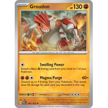 POKEMON PRISMATIC EVOLUTIONS CARTA GROUDON HOLO