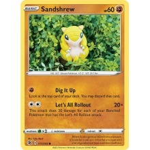POKEMON FUSION STRIKE CARTA SANDSHREWCOMUN