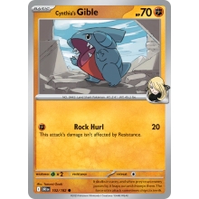 POKEMON DESTINED RIVALS CARTA CYNTHIAS GIBLE COMUN