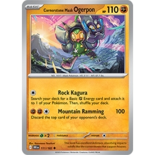 POKEMON DESTINED RIVALS CARTA CORNERSTONE MASK OGERPON POCO COMUN