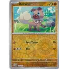 POKEMON PALDEA EVOLED CARTA ROCKRUFF REVERSE