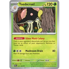 POKEMON PARADOX RIFT CARTA TOEDSCRUEL POCO COMUN