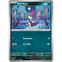 POKEMON PARADOX RIFT CARTA PURRLOIN COMUN
