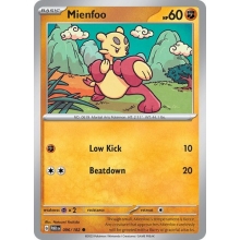 POKEMON PARADOX RIFT CARTA MIENFOO COMUN