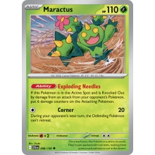 POKEMON JOURNEY TOGETHER CARTA MARACTUS POCO COMUN