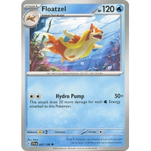 POKEMON SCARLET & VIOLET CARTA FLOATZEL POCO COMUN