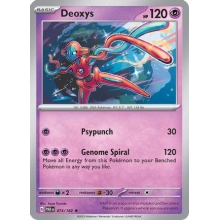 POKEMON PARADOX RIFT CARTA DEOXYS HOLO