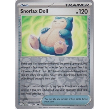 POKEMON PARADOX RIFT CARTA SNORLAX DOLL REVERSE