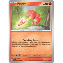 POKEMON PARADOX RIFT CARTA MAGBY COMUN