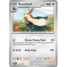 POKEMON OBSIDIAN FLAMES CARTA STOUTLAND POCO COMUN