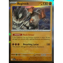 POKEMON JOURNEY TOGETHER CARTA REGIROCK HOLO