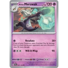 POKEMON JOURNEY TOGETHER CARTA ALOLAN MAROWAK POCO COMUN