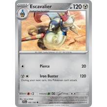 POKEMON JOURNEY TOGETHER CARTA ESCAVALIER POCO COMUN