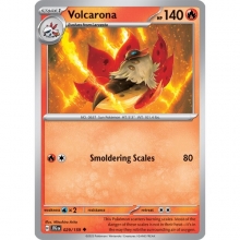 POKEMON JOURNEY TOGETHER CARTA VOLCARONA POCO COMUN