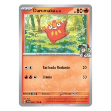 POKEMON JOURNEY TOGETHER CARTA NS DARUMAKA COMUN