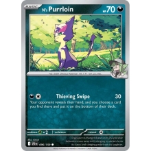 POKEMON JOURNEY TOGETHER CARTA NS PURRLOIN COMUN