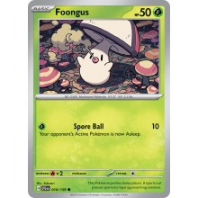 POKEMON JOURNEY TOGETHER CARTA FOONGUS COMUN
