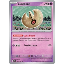 POKEMON OBSIDIAN FLAMES CARTA LUNATONE POCO COMUN