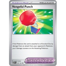 POKEMON OBSIDIAN FLAMES CARTA VENGEFUL PUNCH POCO COMUN