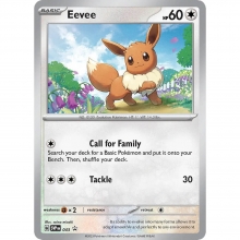 POKEMON OBSIDIAN FLAMES CARTA EEVEE COMUN