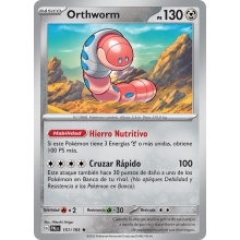 POKEMON PALDEA EVOLVED CARTA ORTHWORM HOLO